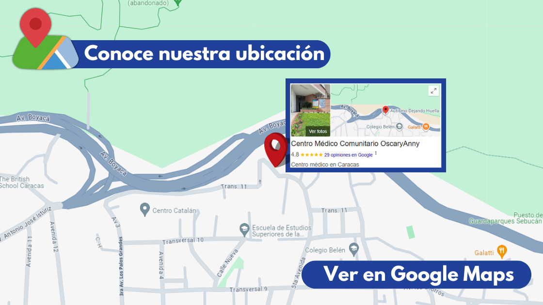 Mapa de ubicación del Centro Médico Comunitario OscaryAnny